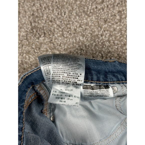 Vintage Levi's 515 Jeans Womens 14 Blue Denim Bootcut Leg Mid Rise *33x31.5 Y2K - Picture 13 of 13